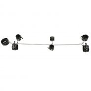 Zado Metal Chain Set with Leather Cuffs