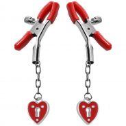 Master Series Captive Heart Nipple Clamps