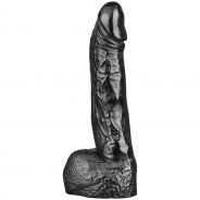 All Black Wilhelm Dildo 8.7 inches