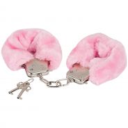 baseks Plush Handcuffs Pink - 23636
