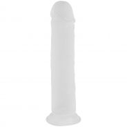 Willie City Realistic Frosted Clear Dildo with Suction Cup 8.6 inches