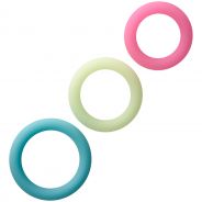 baseks Glow in the Dark Penis Ring Set - 25139
