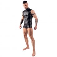 Svenjoyment Wetlook Top with Harness