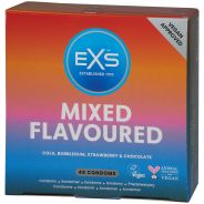 EXS Mixed Flavoured Condoms 48 pcs