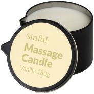 Sinful Vanilla Massage Candle 180 g