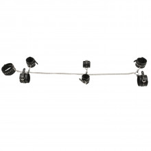 Zado Metal Chain Set with Leather Cuffs  1