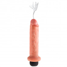 King Cock Realistisk Sprøjte Dildo 18 cm  1