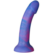 baseks Blue Galaxy Silicone Dildo 7 inches