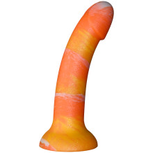 baseks Orange Sunset Silicone Dildo 7 inches