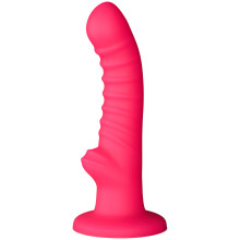 baseks Ribbed Stimulation Silicone Dildo 7.7 inches