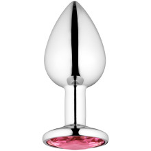 Sinful Pink Jewel Small Metal Butt Plug
