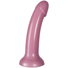baseks Sparkling Pink Silicone Dildo 7 inches