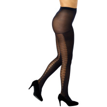 NORTIE Thyme Crotchless Tights with Pattern