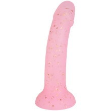 baseks Pink Starry Silicone Dildo 18 cm
