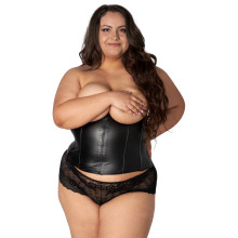 NORTIE Fetish Wetlook Corset Plus Size