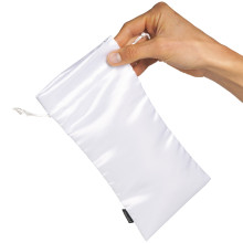 Sinful White Satin Toy Bag Medium - 28149