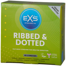 EXS Ribbed and Dotted Condoms 48 pcs