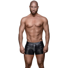 Noir Handmade Boxer Shorts with Zipper Product picture on model 1