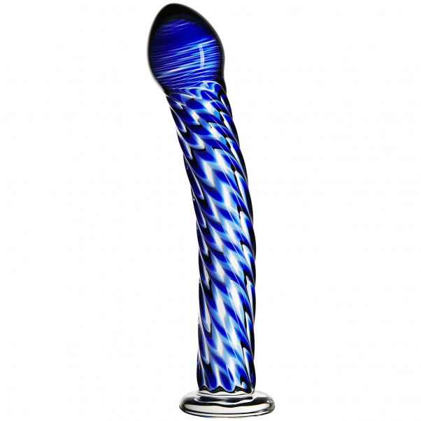 Icicles No 29 Blue Glass Dildo  1