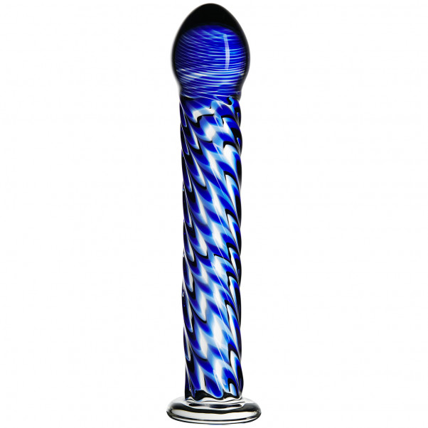 Icicles No 29 Blue Glass Dildo  2