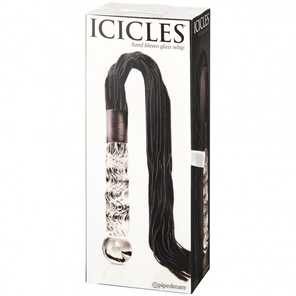 Icicles No 38 Whip with Glass Dildo Handle