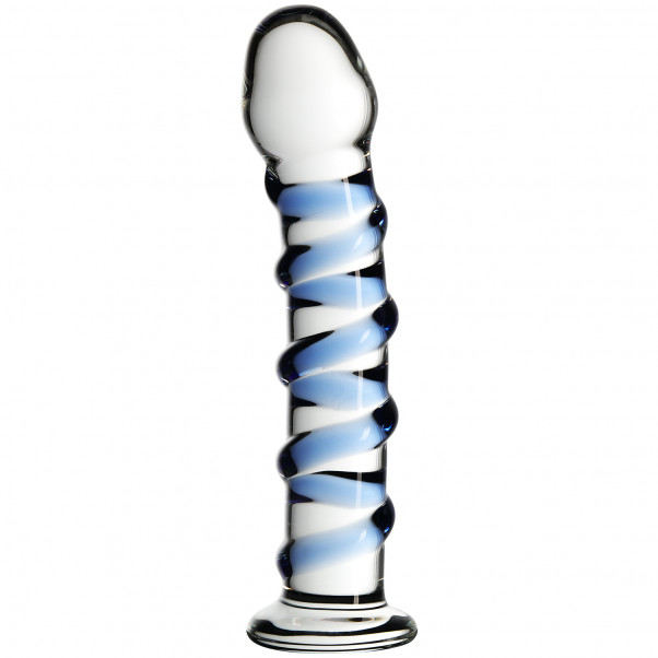 Icicles No 5 Blue Glass Dildo