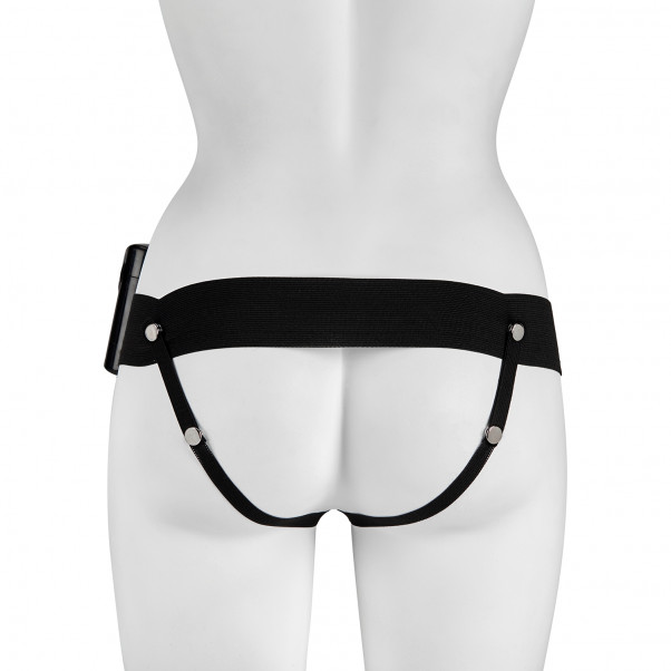 Fetish Fantasy Hollow Strap-on Vibrator Skin-coloured