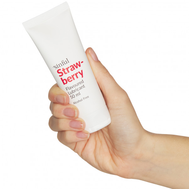 Sinful Glidecreme med Jordbær Smag 50 ml Hand 50