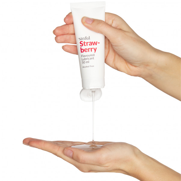 Sinful Glidecreme med Jordbær Smag 50 ml Hand 51