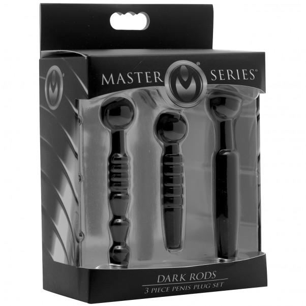 Master Series Dark Rods Penis Plug Set