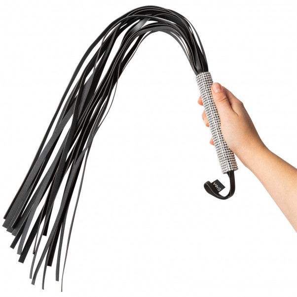 Sex & Mischief Sparkle Flogger with Rhinestones 78 cm