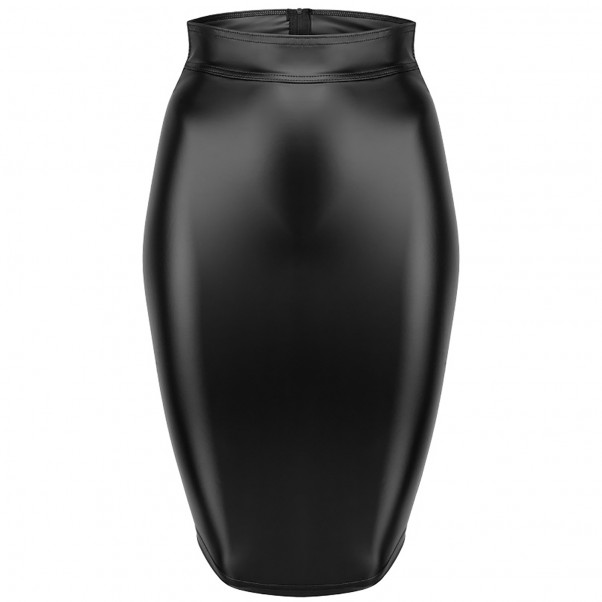 Noir Handmade Power Wetlook Pencil Skirt  3