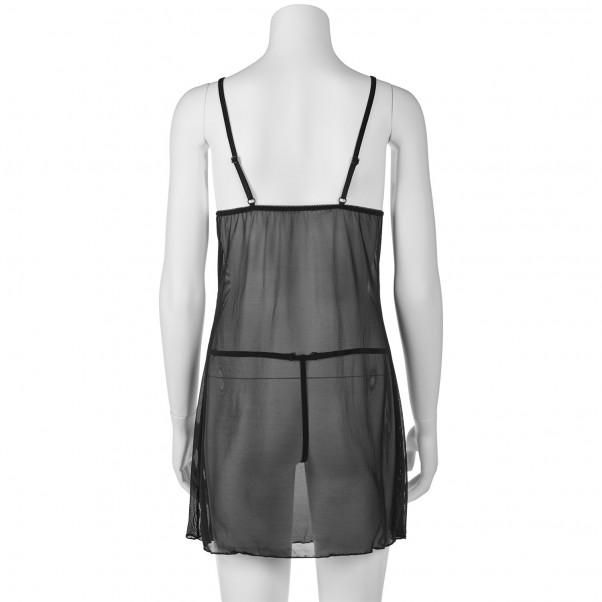 Nortie Vigdis Lace Babydoll and G-String Set  6