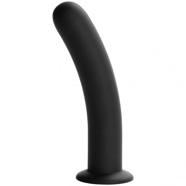 Sinful Slender Silikone Sort Dildo Extra Large  1