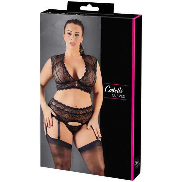 Cottelli BH og Hofteholder Sæt Plus Size Pack 90