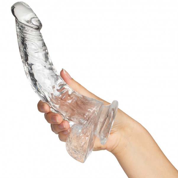 King Cock Clear Dildo med Kugler 20 cm  50