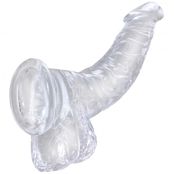 King Cock Clear Dildo med Kugler 20 cm  3