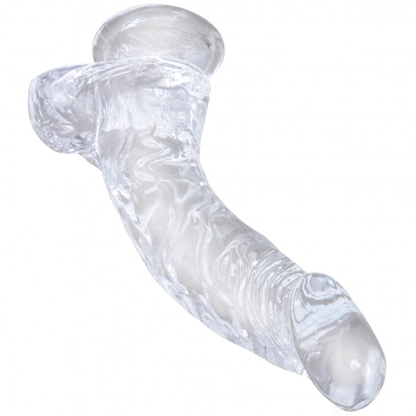 King Cock Clear Dildo med Kugler 20 cm  2