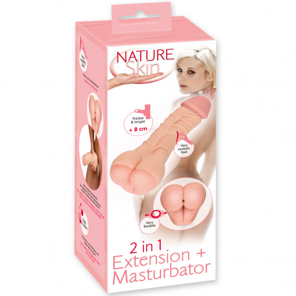 Nature Skin 2 in 1 Penis Sleeve and Masturbator  5