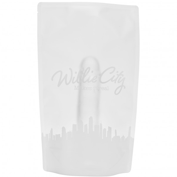 Willie City Realistisk Klar Dildo med Sugekop 22 cm  5