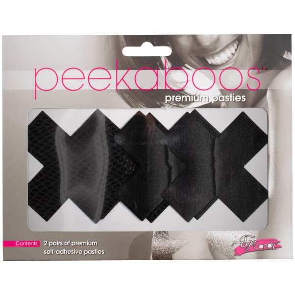 Peekaboos Nipple Stickers Kryds 2 pak  100