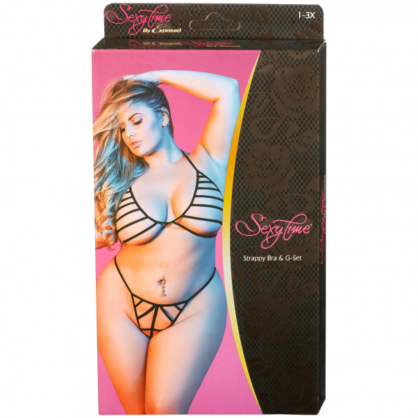 Magic Silk Strappy BH Sæt Plus Size  100