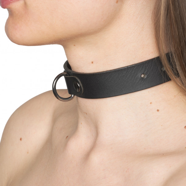 Obaie Ægte Læder Klassisk Halsbånd Hand 50