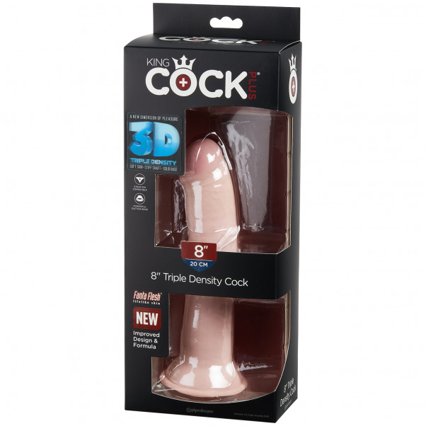 King Cock Plus Realistisk Dildo 20 cm Pack 90