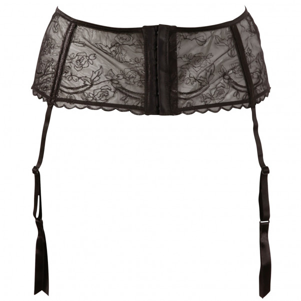 Cottelli Black Lace Garter Belt  4