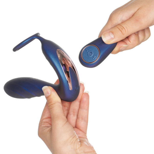 Hueman Black Hole Anal Vibrator With Cockring Hand 51