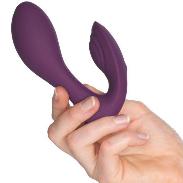 Tracy's Dog Nina Vibe Pro 2 Couple’s Vibrator Product picture with hand 50