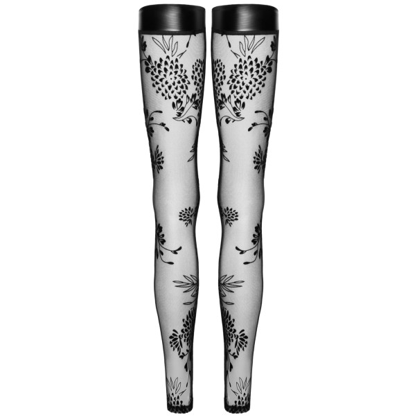 Noir Handmade Lace Hold-Up Stockings Product picture 3