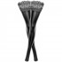 Noir Handmade Superstar Hold-Up Stockings with Lace Trim  3