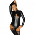 Noir Handmade Monarch Bodystocking with Zipper  1